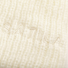 Шапка-біні Sätila of Sweden Molly кремова (розмір універсальний)