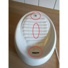 Ceramic drinking fountain for cats or small dogs Lucky Kitty (1.5 liters)