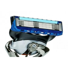 Gillette Fusion ProGlide Silvertouch Flexball razor with stand and 1 cartridge