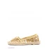 Moccasins - Xti Kid's Espadrilles for girls #52919, golden color, size 30.