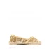 Moccasins - Xti Kid's Espadrilles for girls #52919, golden color, size 30.