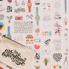 Set of Halloween Sticker Tattoos by Jessica Hische Tattly, 313 pieces