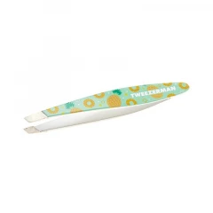 Пинцет для бровей Tweezerman Mini Slant Tweezer Pattern Prints - Pineapple Punch