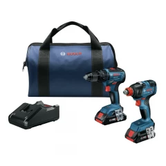 Bosch GXL18V-233B25 18V Ударний привід і ударний дриль-комбінований комбінований комплект (4 Ач) 