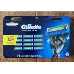 Бритвені касети Gillette ProGlide упаковка 12 штук