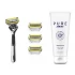 Set for men Gillette Fusion Proshield with 4 replacement blades and shaving cream 177 ml
