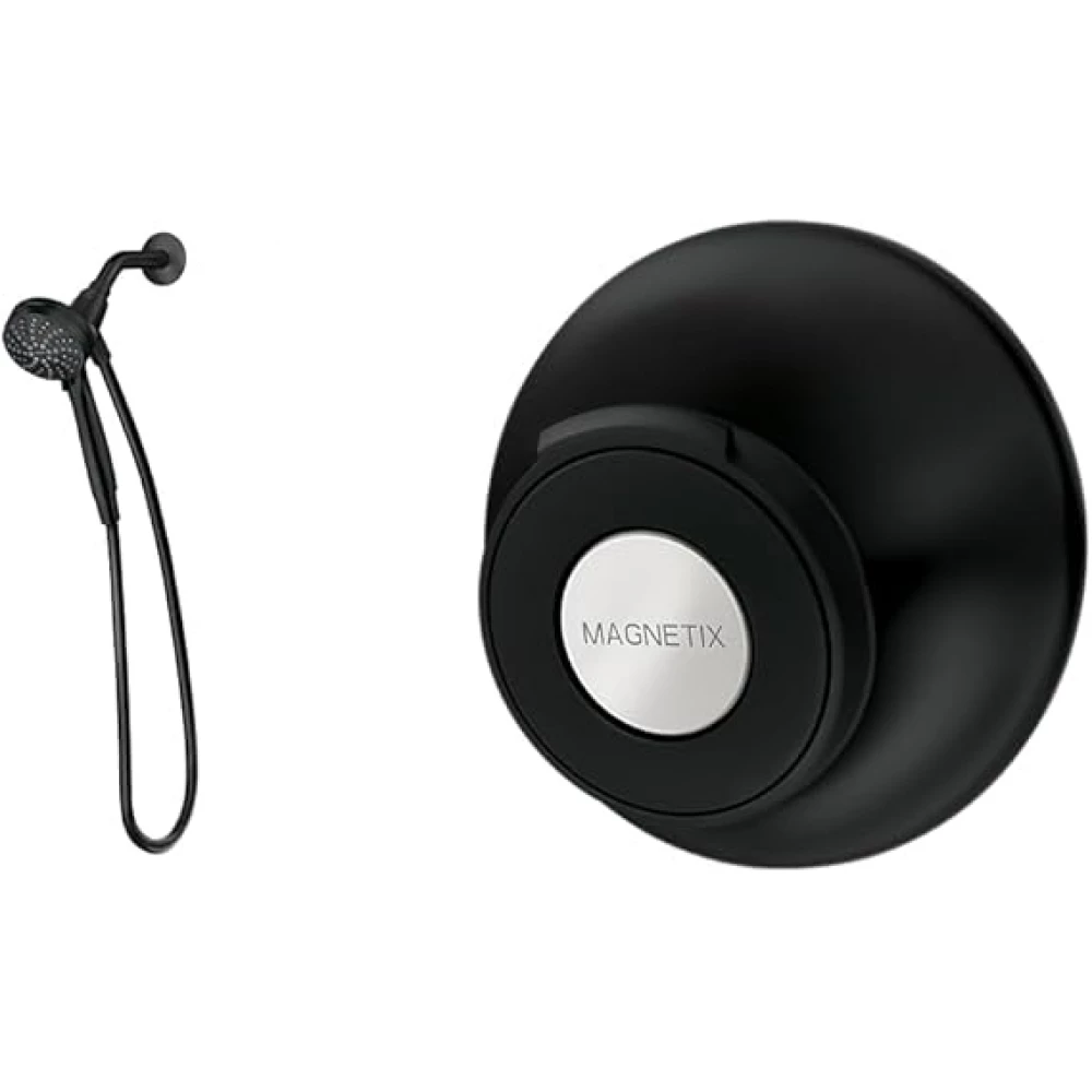 Душова лійка Moen 26100BL Engage Magnetix Energetix 6 режимів, матовий чорний