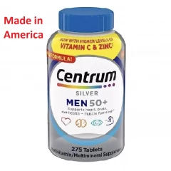 Multivitamin complex Centrum Silver for men's health 50+ 275 tablets