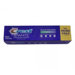 Crest 3D White Stain Eraser Mint Whitening Toothpaste 65g