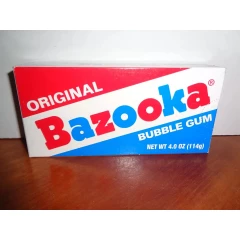 Bazooka Classic Original chewing gum with tutti-frutti flavor 114g