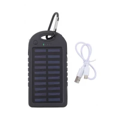 Портативний акумулятор павербанк із сонячною панеллю Rothco Waterproof Solar Power Bank 5000 mAh