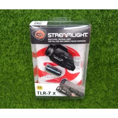 Компактный тактический фонарь Streamlight 69424 TLR-7 X 500 люмен, в комплект входят переключатели высокого и низкого уровня света и комплект ключей, черный