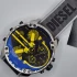 Мужские наручные часы с хронографом Diesel Mr. Daddy 2.0 черные
