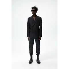 Men's Zara pants made of synthetic leather (size M)